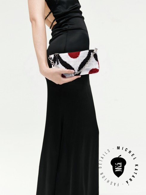 Шелковый (Бахмаль) Клатч-конверт-папка-косметичка AETERNA CONCORDIA! (Извечная Гармония) AETERNA CONCORDIA!_Thiny/S